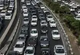 وضعیت ترافیک در ورودی‌های تهران