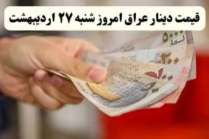 تحلیل قیمت دینار عراق امروز شنبه ۲۸ اردیبهشت ۱۴۰۴ | پیش‌بینی فردا + روند هفتگی