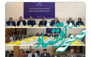 دیدار مدیرعامل بیمه سینا با مدیران شرکتهای بنیادی در شیراز