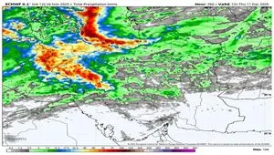 پیش بینی هواشناسی فردا جمعه 7 آذر 1404 ؛ بارش‌های ۲ روزه در سواحل خزر