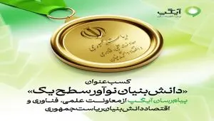 آیگپ موفق به دریافت عنوان «دانش‌بنیان نوآور سطح یک» شد
