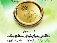 آیگپ موفق به دریافت عنوان «دانش‌بنیان نوآور سطح یک» شد