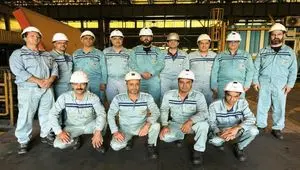 ثبت دومین رکورد ماهانه تولید کلاف سرد در خط کورکتیو ۴ نورد سرد فولاد مبارکه