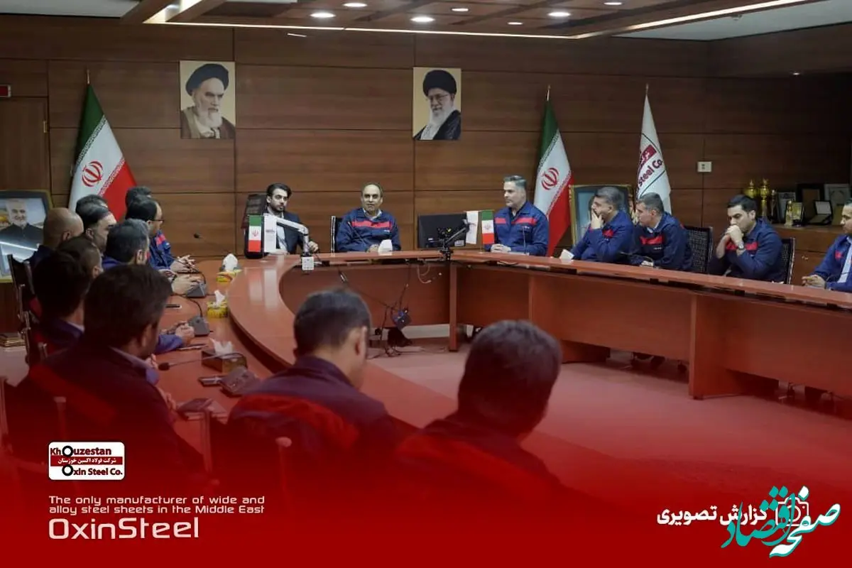 از حضور در نشست راهبردی مدیران فولاد اکسین خوزستان تا بازدید از کارخانه و گفتگو با جهادگران خط تولید