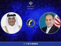آنچه در گفت‌وگوی تلفنی وزرای امور خارجه جمهوری اسلامی ایران و قطر روز یکشنبه گذشت
