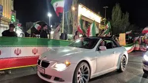 حضور مردم انقلابی مدافعان وطن در میدان تجریش + ویدئو