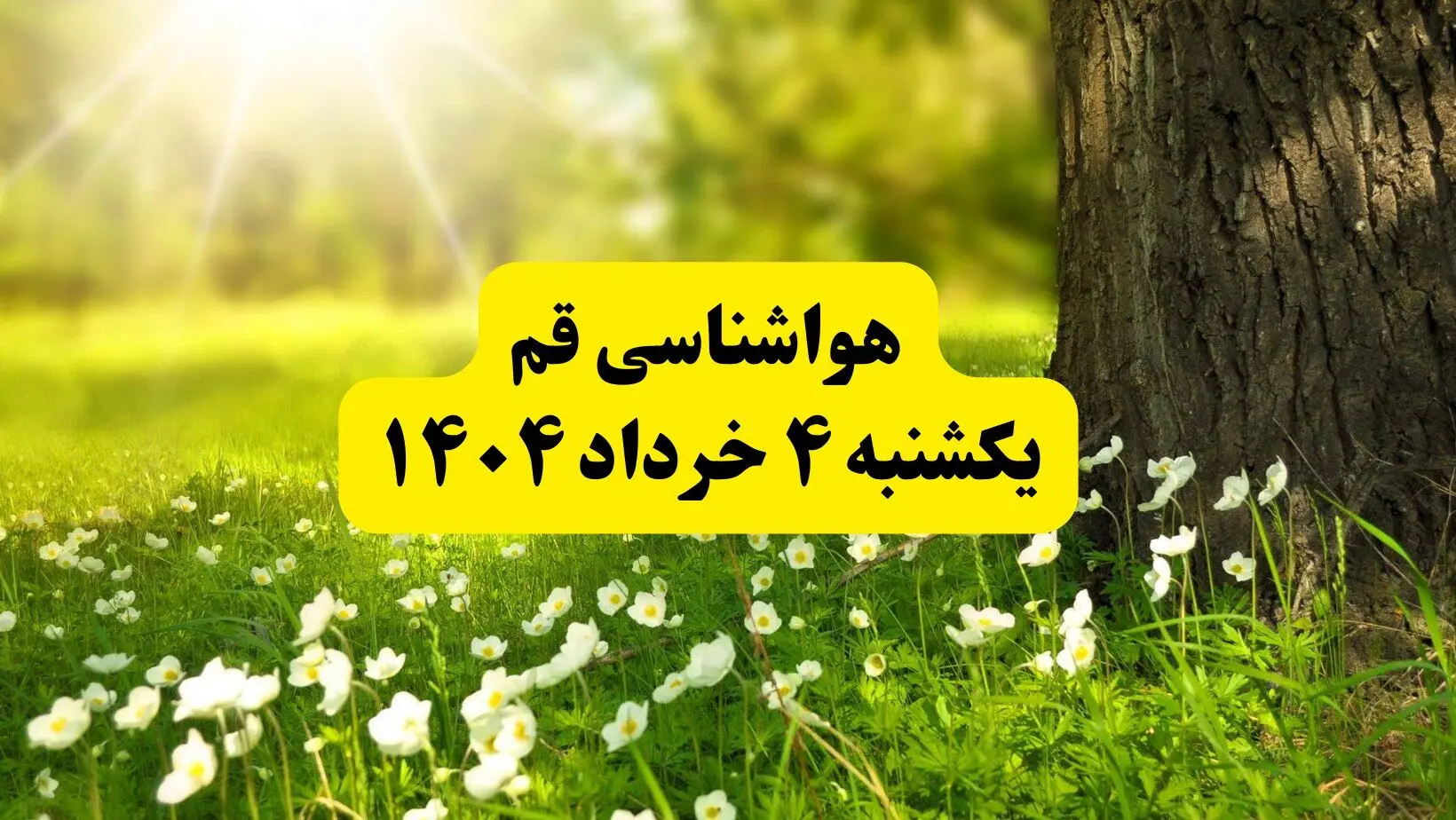 هواشناسی قم فردا یکشنبه ۴ خرداد ۱۴۰۴ | وضعیت آب و هوای قم یکشنبه چهارم خرداد ۱۴۰۴ | آخرین خبر هواشناسی استان قم