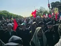 شعرخوانی محمد رسولی در مصلی امروز/ قسم به خون تو، قتل ترامپ گردن ماست
