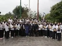 حضور سید اصغر جلیلی نیا رییس هیات مدیره پست بانک ایران در آیین اختتامیه دومین المپیاد ورزشی بانوان