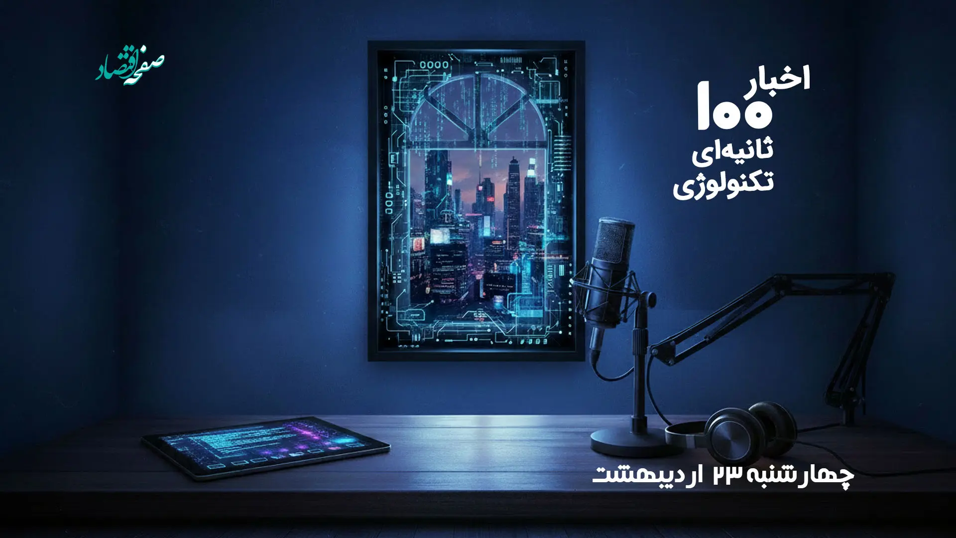 مهمترین اخبار تکنولوژی و فناوری اطلاعات در پادکست 100 ثانیه ای امروز چهارشنبه 23 اردیبهشت 1405