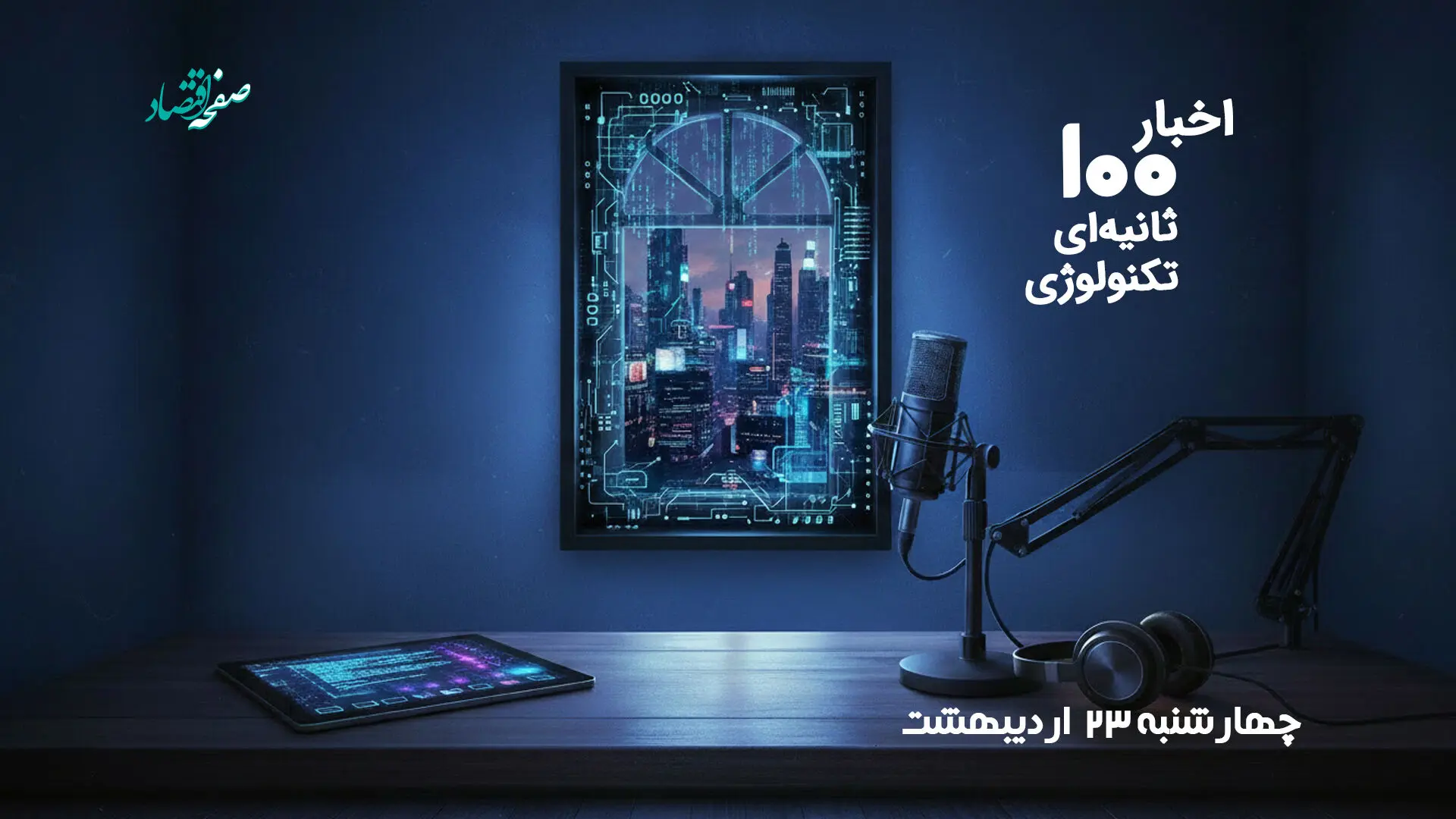 مهمترین اخبار تکنولوژی و فناوری اطلاعات در پادکست 100 ثانیه ای امروز چهارشنبه 23 اردیبهشت 1405