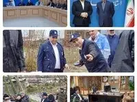 بازدید میدانی مدیرعامل صندوق بیمه حوادث طبیعی ساختمان از مناطق سیل‌زده گیلان