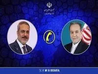 جزئیات گفت‌وگوی تلفنی عراقچی با وزیر خارجه ترکیه