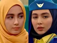 سونیا حسینی ( سارا معمولی در پایتخت ) و همسرش + عکس