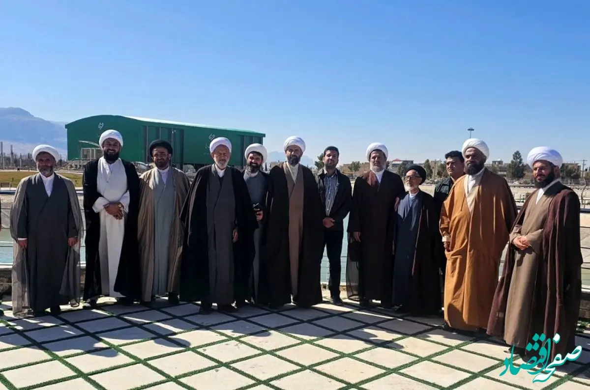 ائمه جمعه شرق فارس از از دستاوردهای صنعتی مجتمع فولاد غدیر نی‌ریز بازدید کردند