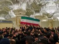 نجف و کربلا در سوگ رهبر شهید؛ اقامه نماز و تشییع باشکوه با حضور خیل عزاداران