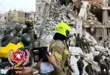 فیلم تصاویر کامل‌تر از محل اصابت موشک ایران به جنوب تل‌آویو