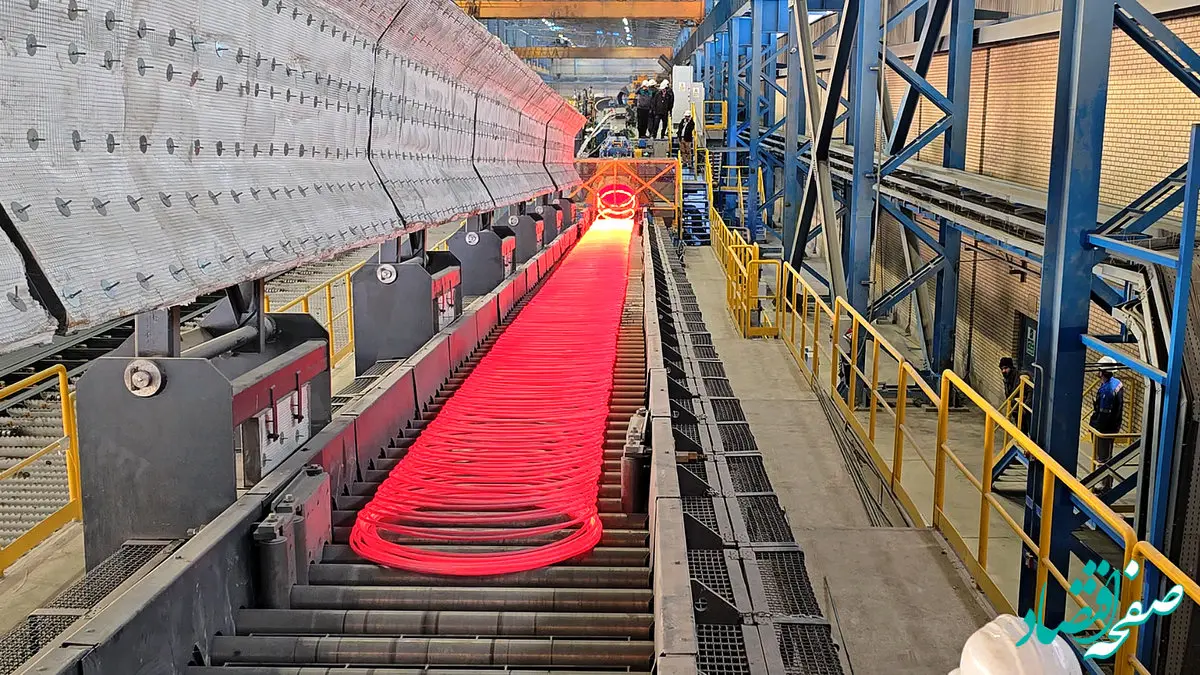 آخرین تست گرم کلاف فولاد سرمد ابرکوه، پیش از افتتاح رسمی