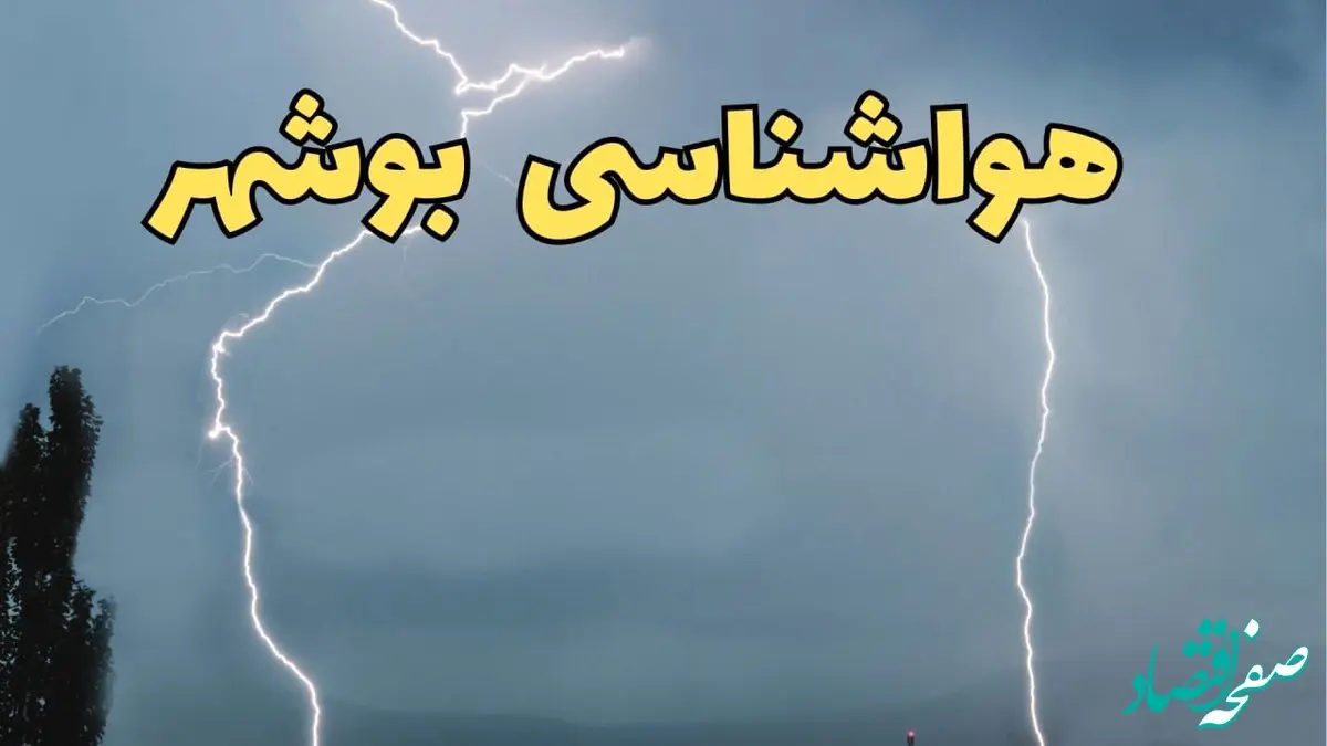 پیش بینی وضعیت آب و هوا بوشهر فردا جمعه ۲۴ اسفند ماه ۱۴۰۳ | اخبار پیش بینی هواشناسی بوشهر فردا 