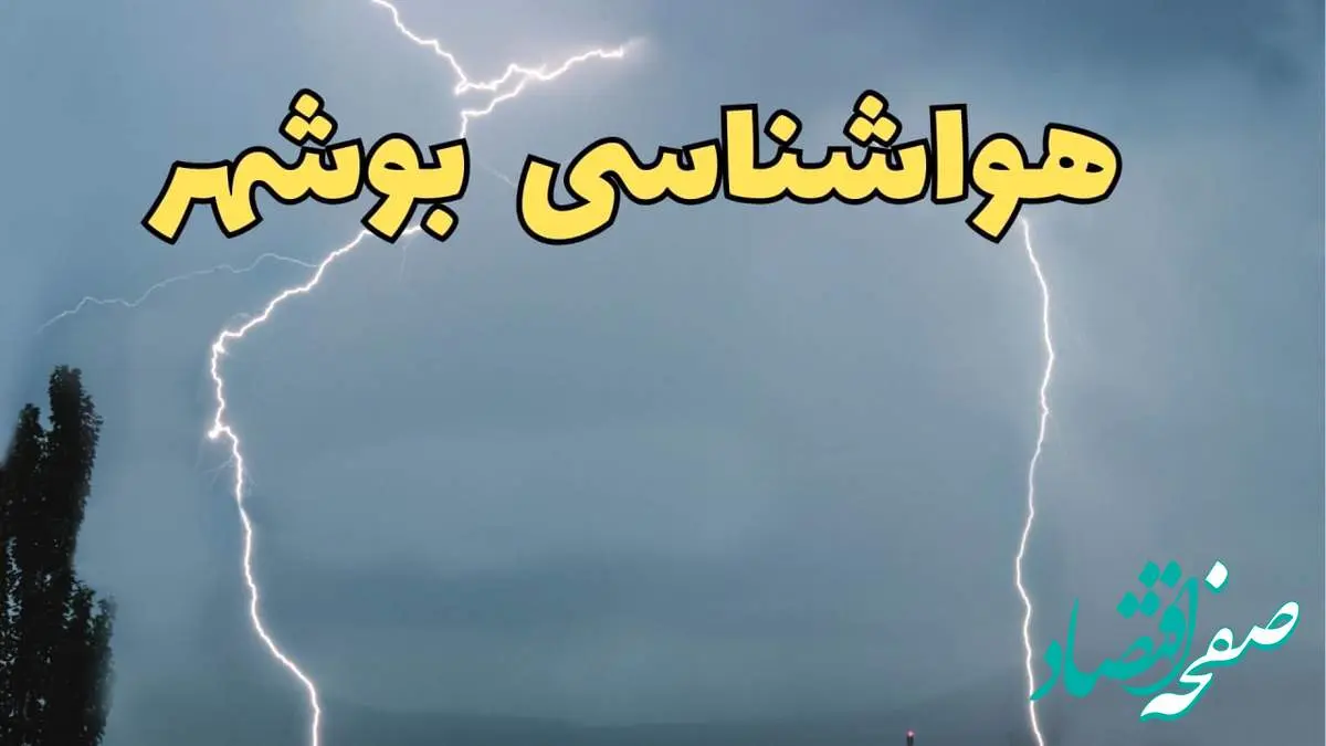 پیش بینی وضعیت آب و هوا بوشهر فردا جمعه ۲۴ اسفند ماه ۱۴۰۳ | اخبار پیش بینی هواشناسی بوشهر فردا
