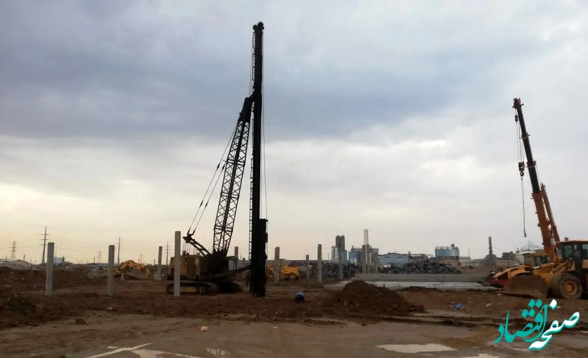 آغاز عملیات شمع‌کوبی مگاپروژه پتروشیمی الماس ماهشهر