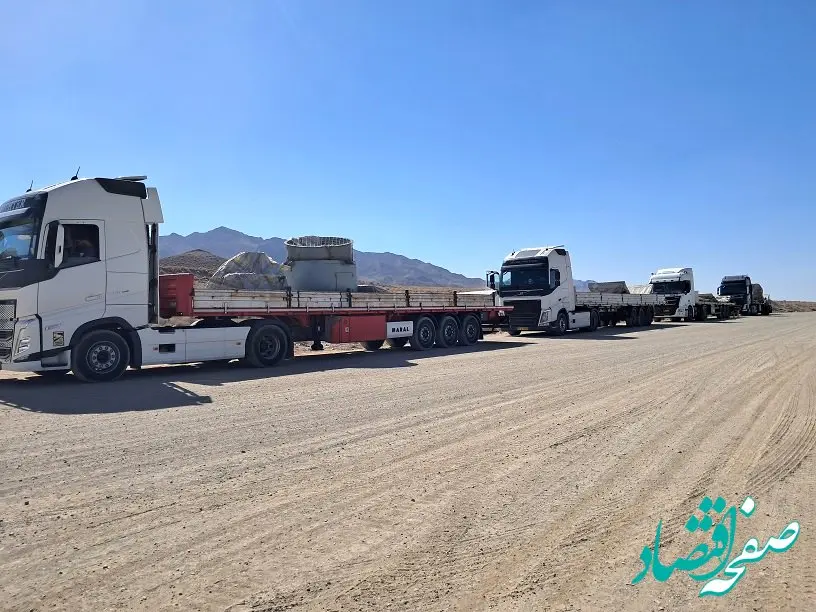 ورود نخستین محموله تجهیزات کارخانه فرآوری طلای خونیک