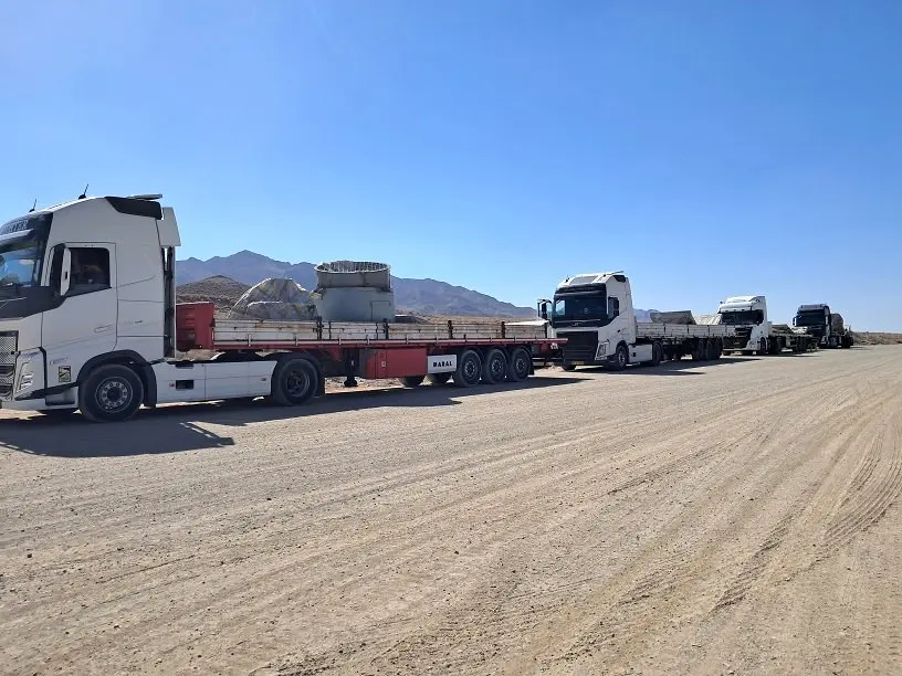 ورود نخستین محموله تجهیزات کارخانه فرآوری طلای خونیک