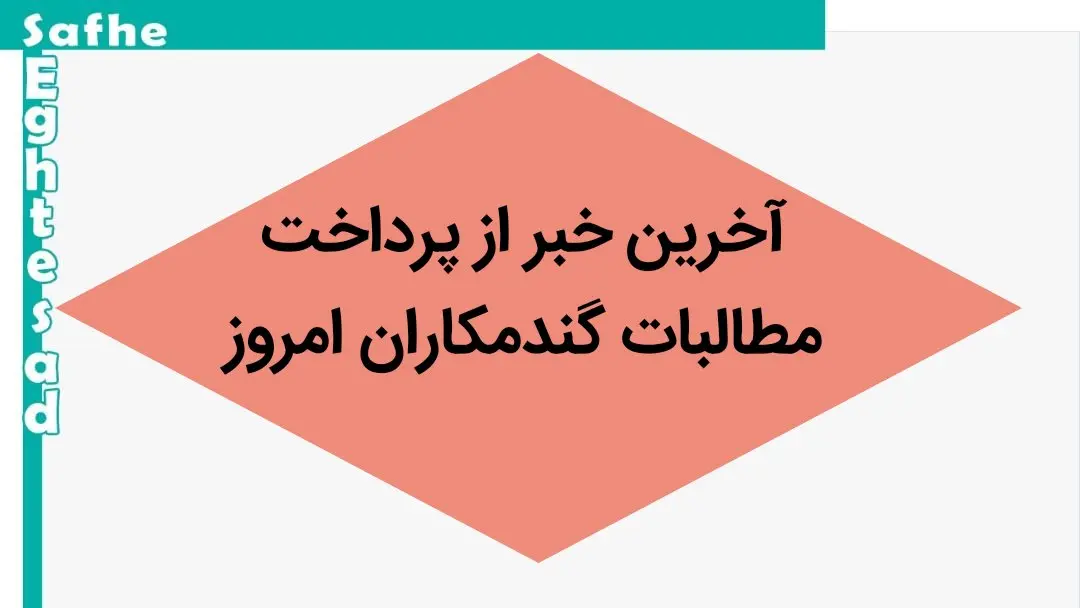 خبر داغ از پرداخت مطالبات گندمکاران امروز پنجشنبه ۸ شهریور ۱۴۰۳