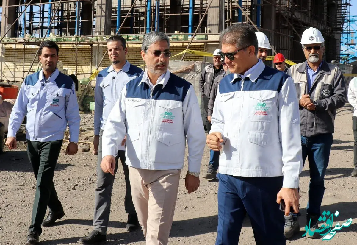 بازدید مدیرعامل فولاد سنگان از پروژه‌های توسعه‌ای این شرکت