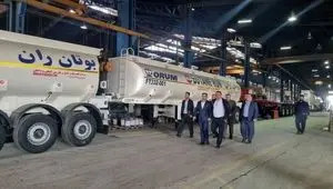 بازدید مدیر استانی بانک صنعت و معدن از مجتمع اروم صنعت سامان؛ تأکید بر حمایت از قطب تریلرسازی کشور