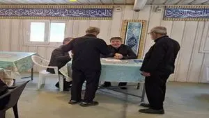 برپایی میز خدمت بیمه ایران در مصلای نماز جمعه تهران