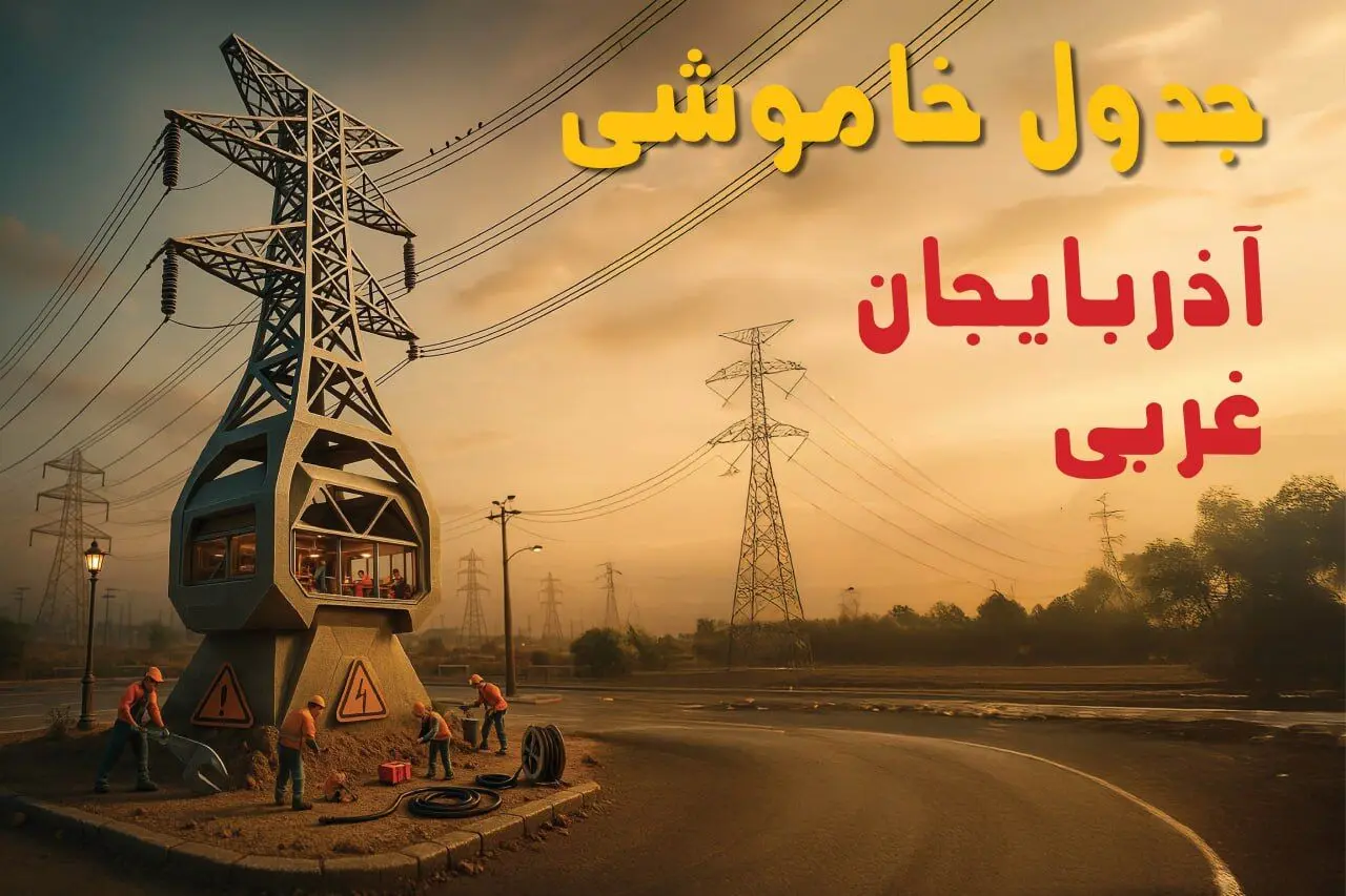 جدول خاموشی برق ارومیه فردا دوشنبه ۲۶ خرداد ۱۴۰۴ + ساعت قطع برق استان آذربایجان غربی دوشنبه ۲۶ خرداد ۱۴۰۴