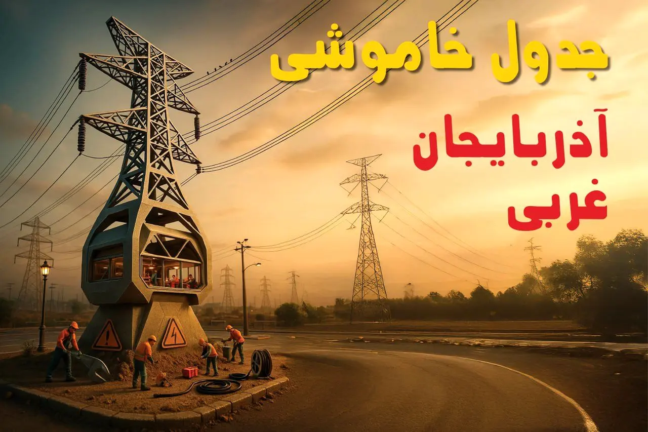 جدول خاموشی برق ارومیه فردا دوشنبه ۱۲ خرداد ۱۴۰۴ + ساعت قطع برق استان آذربایجان غربی دوشنبه ۱۲ خرداد