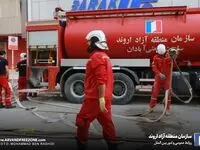 مهار سریع آتش‌سوزی خودرو در پارکینگ بزرگ شلمچه