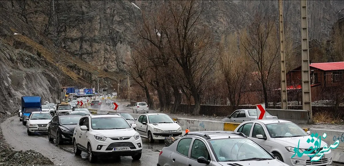 آخرین وضعیت بارش باران در محورهای شمالی کشور