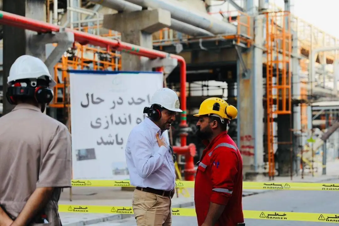 پیشرفت چشمگیر در مسیر راه‌اندازی مجتمع پتروشیمی صدف خلیج فارس