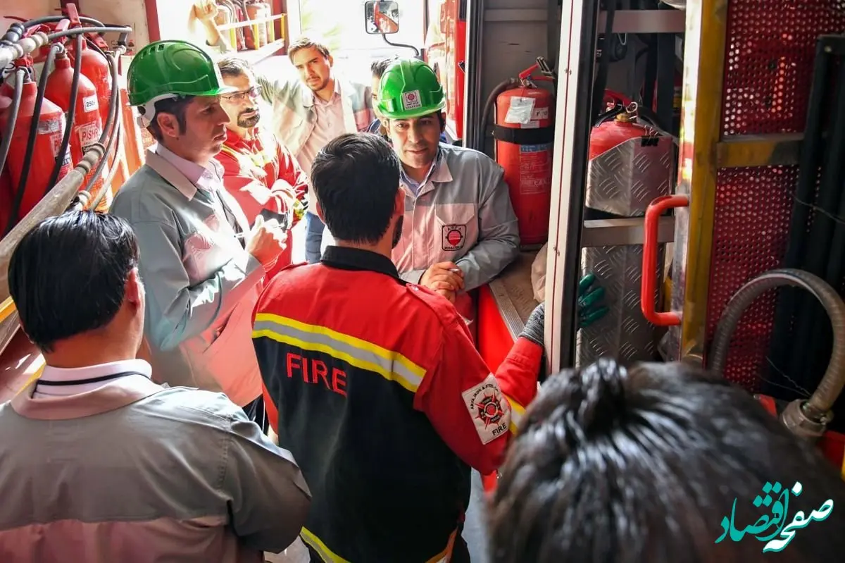 پایان نهمین دوره ارزیابی عملکرد HSE ایمیدرو در شرکت آهن و فولاد ارفع