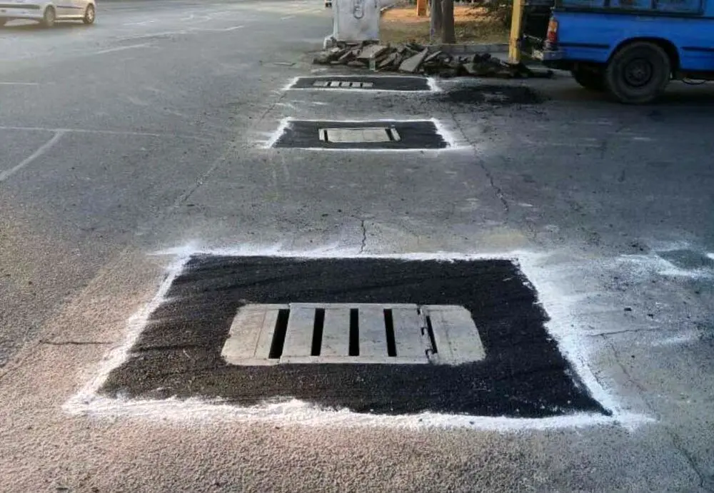 ساماندهی دریچه‌های معابر در منطقه ۲۰