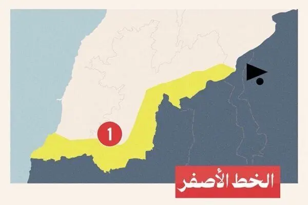 ماجرای ادعای اسرائیل درباره خط زرد در جنوب لبنان