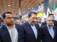 حضور وزیر صمت در پاویون گروه فولاد مبارکه