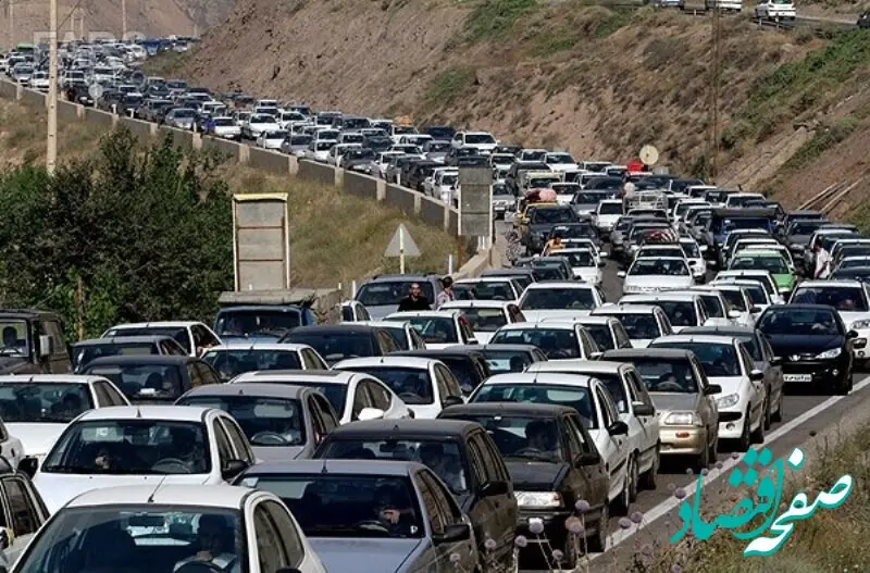 ترافیک نیمه‌ سنگین در چالوس و هراز