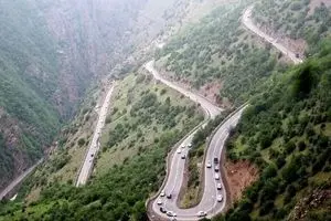 جاده چالوس یک‌طرفه شد