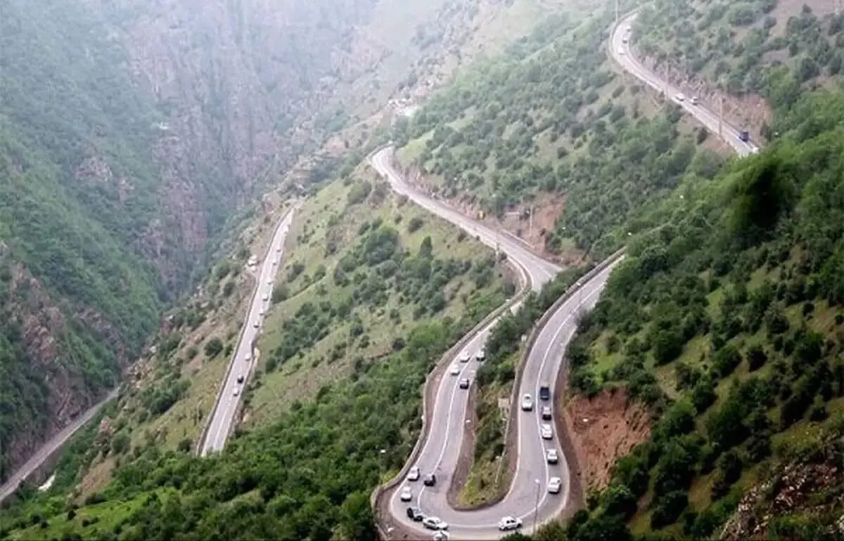 جاده چالوس یک‌طرفه شد