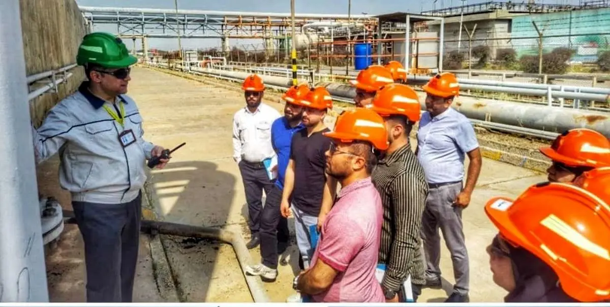 بازدید دانشجویان امیرکبیر از فجر انرژی خلیج‌فارس