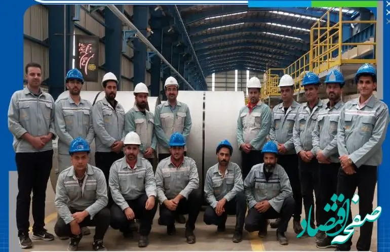 ثبت رکورد های تولید روزانه و ماهانه ورق اسیدشویی شده در تیرماه سال جاری