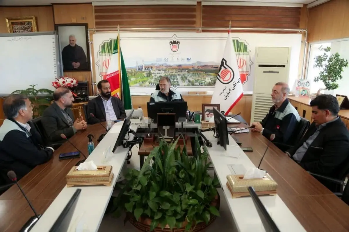 دیدار مدیرکل صداوسیمای مرکز اصفهان با مدیرعامل ذوب‌آهن اصفهان