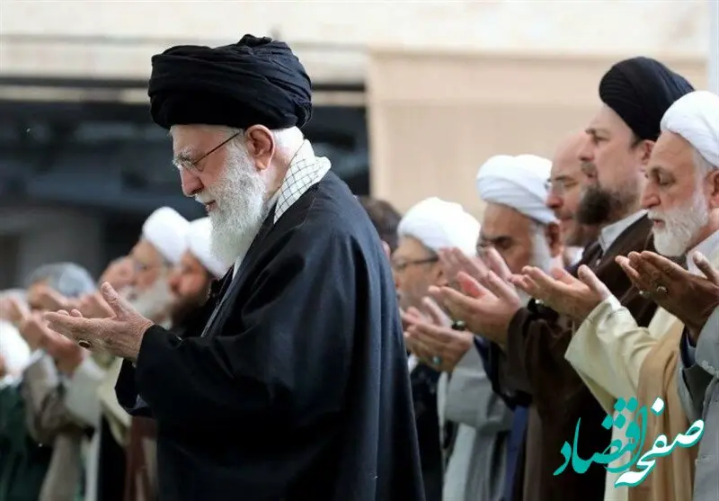 نماز عید فطر به امامت رهبر انقلاب در مصلای تهران اقامه شد