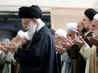 نماز عید فطر به امامت رهبر انقلاب در مصلای تهران اقامه شد