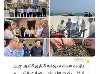 بازدید هیات سرمایه گذاری کشور چین از ظرفیت های اقتصادی قشم