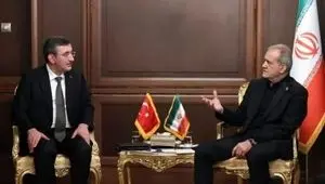جزئیات دیدار پزشکیان و معاون رئیس‌جمهور ترکیه